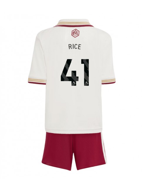 Otroški Nogometna dresi kompleti poceni Arsenal Declan Rice #41 Tretji 2025-26