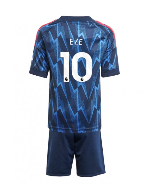 Otroški Nogometna dresi kompleti poceni Arsenal Eberechi Eze #10 Gostujoči 2025-26
