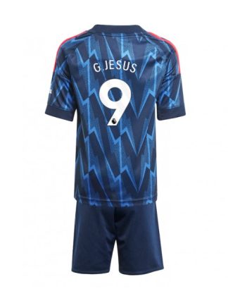 Otroški Nogometna dresi kompleti poceni Arsenal Gabriel Jesus #9 Gostujoči 2025-26