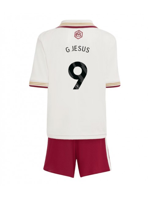 Otroški Nogometna dresi kompleti poceni Arsenal Gabriel Jesus #9 Tretji 2025-26