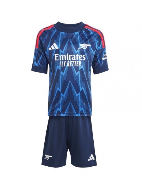 Otroški Nogometna dresi kompleti poceni Arsenal Gostujoči 2025-26