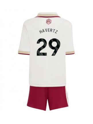 Otroški Nogometna dresi kompleti poceni Arsenal Kai Havertz #29 Tretji 2025-26
