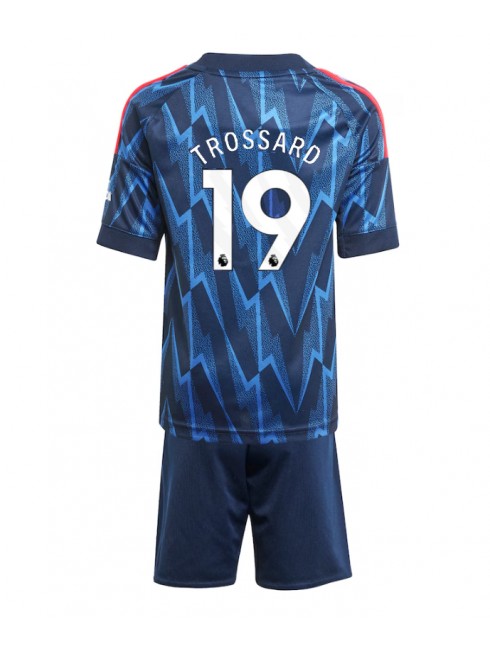 Otroški Nogometna dresi kompleti poceni Arsenal Leandro Trossard #19 Gostujoči 2025-26