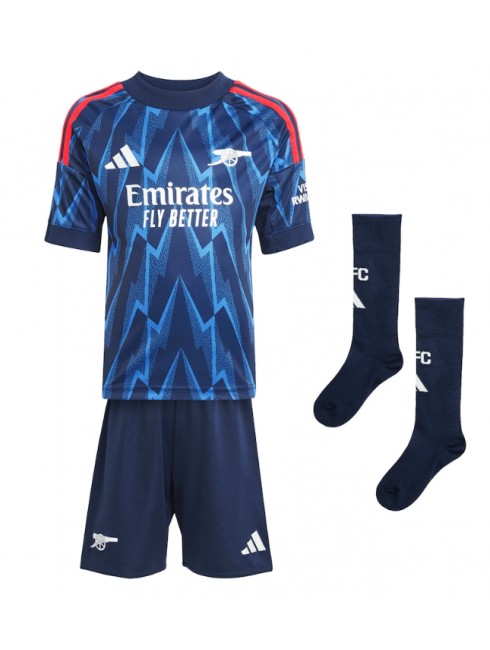 Otroški Nogometna dresi kompleti poceni Arsenal Martin Zubimendi #36 Gostujoči 2025-26