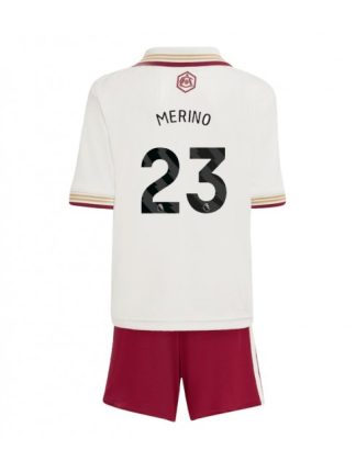 Otroški Nogometna dresi kompleti poceni Arsenal Mikel Merino #23 Tretji 2025-26