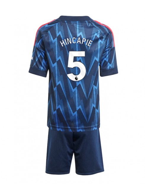 Otroški Nogometna dresi kompleti poceni Arsenal Piero Hincapie #5 Gostujoči 2025-26
