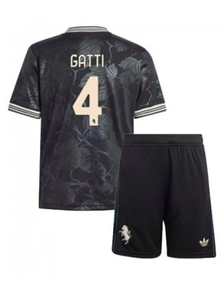 Otroški Nogometna dresi kompleti poceni Juventus Federico Gatti #4 Tretji 2025-26