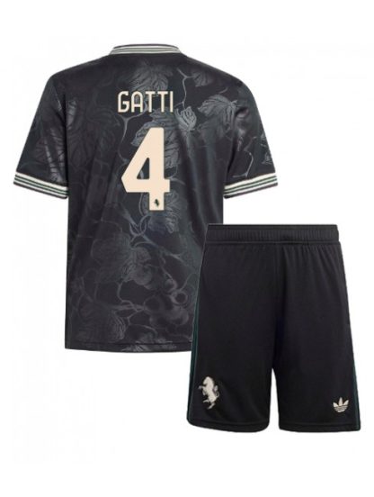Otroški Nogometna dresi kompleti poceni Juventus Federico Gatti #4 Tretji 2025-26