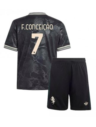 Otroški Nogometna dresi kompleti poceni Juventus Francisco Conceicao #7 Tretji 2025-26