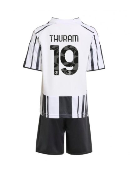 Otroški Nogometna dresi kompleti poceni Juventus Khephren Thuram #19 Domači 2025-26