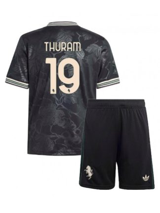 Otroški Nogometna dresi kompleti poceni Juventus Khephren Thuram #19 Tretji 2025-26