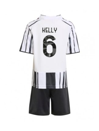 Otroški Nogometna dresi kompleti poceni Juventus Lloyd Kelly #6 Domači 2025-26