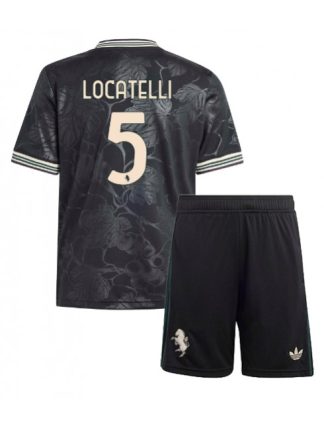 Otroški Nogometna dresi kompleti poceni Juventus Manuel Locatelli #5 Tretji 2025-26