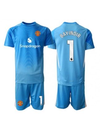 Otroški Nogometna dresi kompleti poceni Manchester United Altay Bayindir #1 Vratar Domači 2025-26