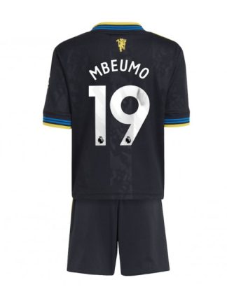 Otroški Nogometna dresi kompleti poceni Manchester United Bryan Mbeumo #19 Tretji 2025-26