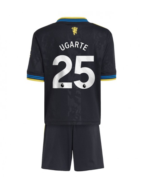 Otroški Nogometna dresi kompleti poceni Manchester United Manuel Ugarte #25 Tretji 2025-26