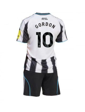 Otroški Nogometna dresi kompleti poceni Newcastle United Anthony Gordon #10 Domači 2025-26