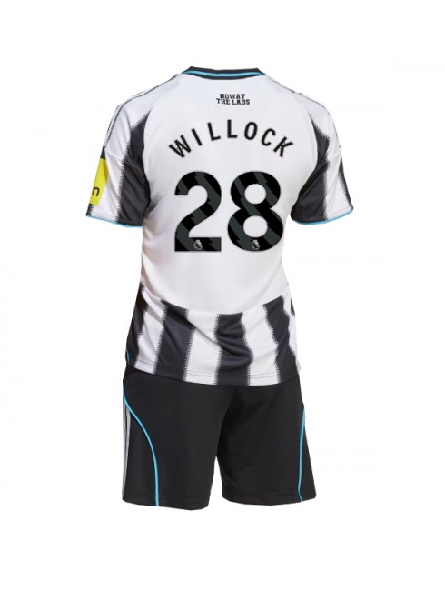 Otroški Nogometna dresi kompleti poceni Newcastle United Joe Willock #28 Domači 2025-26