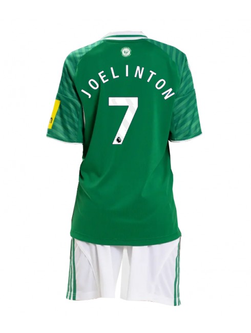 Otroški Nogometna dresi kompleti poceni Newcastle United Joelinton #7 Gostujoči 2025-26