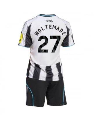 Otroški Nogometna dresi kompleti poceni Newcastle United Nick Woltemade #27 Domači 2025-26