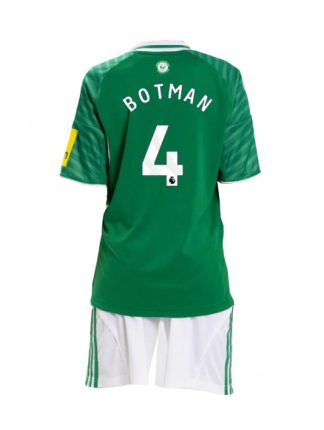 Otroški Nogometna dresi kompleti poceni Newcastle United Sven Botman #4 Gostujoči 2025-26