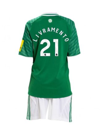 Otroški Nogometna dresi kompleti poceni Newcastle United Tino Livramento #21 Gostujoči 2025-26