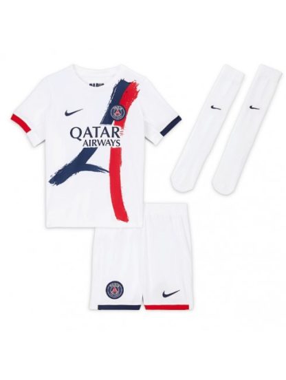 Otroški Nogometna dresi kompleti poceni Paris Saint-Germain Fabian Ruiz #8 Gostujoči 2025-26