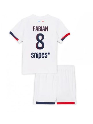 Otroški Nogometna dresi kompleti poceni Paris Saint-Germain Fabian Ruiz #8 Gostujoči 2025-26