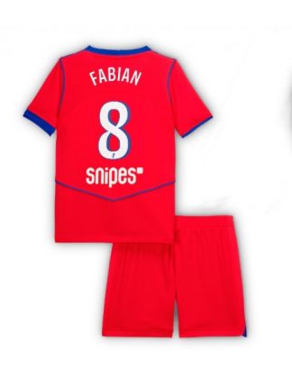 Otroški Nogometna dresi kompleti poceni Paris Saint-Germain Fabian Ruiz #8 Tretji 2025-26