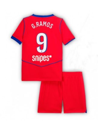 Otroški Nogometna dresi kompleti poceni Paris Saint-Germain Goncalo Ramos #9 Tretji 2025-26