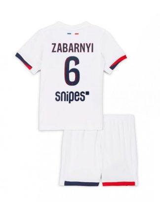 Otroški Nogometna dresi kompleti poceni Paris Saint-Germain Illia Zabarnyi #6 Gostujoči 2025-26