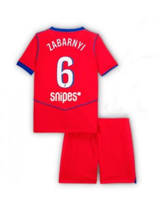 Otroški Nogometna dresi kompleti poceni Paris Saint-Germain Illia Zabarnyi #6 Tretji 2025-26