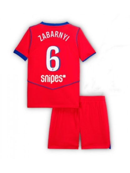 Otroški Nogometna dresi kompleti poceni Paris Saint-Germain Illia Zabarnyi #6 Tretji 2025-26