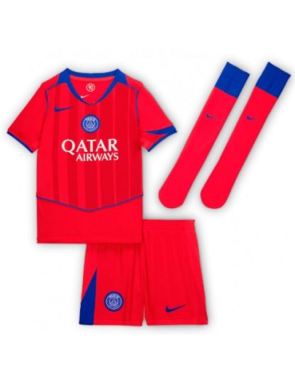 Otroški Nogometna dresi kompleti poceni Paris Saint-Germain Warren Zaire-Emery #33 Tretji 2025-26