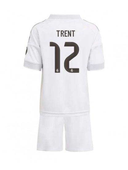 Otroški Nogometna dresi kompleti poceni Real Madrid Alexander-Arnold #12 Domači 2025-26