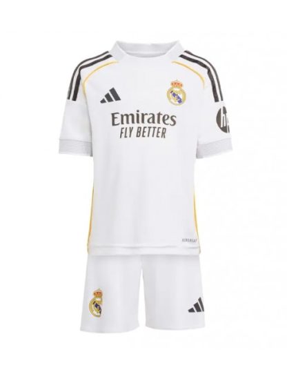 Otroški Nogometna dresi kompleti poceni Real Madrid Brahim Diaz #21 Domači 2025-26