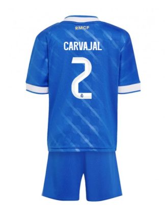 Otroški Nogometna dresi kompleti poceni Real Madrid Daniel Carvajal #2 Tretji 2025-26