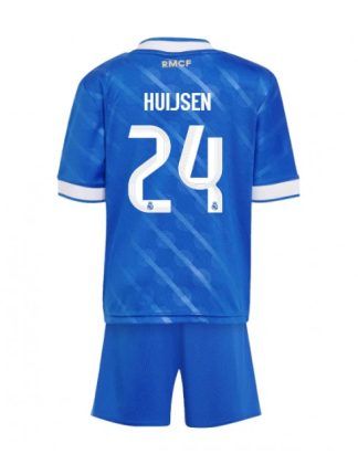 Otroški Nogometna dresi kompleti poceni Real Madrid Dean Huijsen #24 Tretji 2025-26