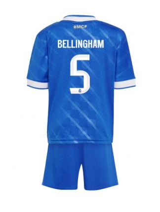 Otroški Nogometna dresi kompleti poceni Real Madrid Jude Bellingham #5 Tretji 2025-26
