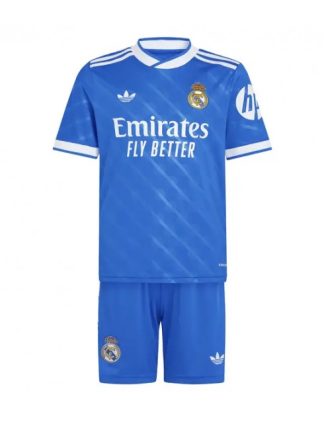 Otroški Nogometna dresi kompleti poceni Real Madrid Tretji 2025-26