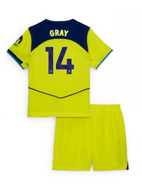 Otroški Nogometna dresi kompleti poceni Tottenham Hotspur Archie Gray #14 Tretji 2025-26