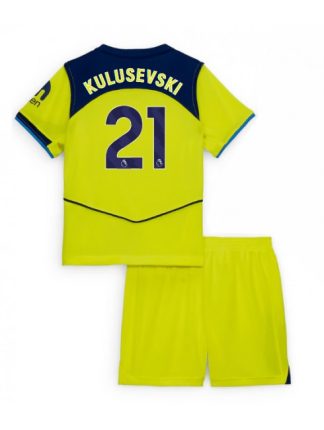 Otroški Nogometna dresi kompleti poceni Tottenham Hotspur Dejan Kulusevski #21 Tretji 2025-26