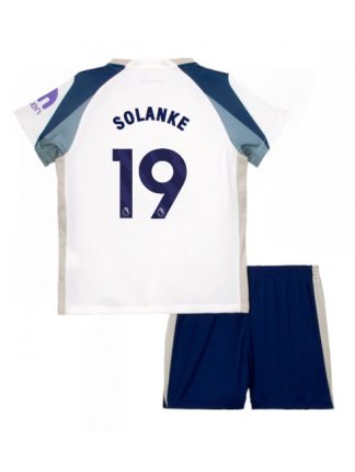 Otroški Nogometna dresi kompleti poceni Tottenham Hotspur Dominic Solanke #19 Domači 2025-26