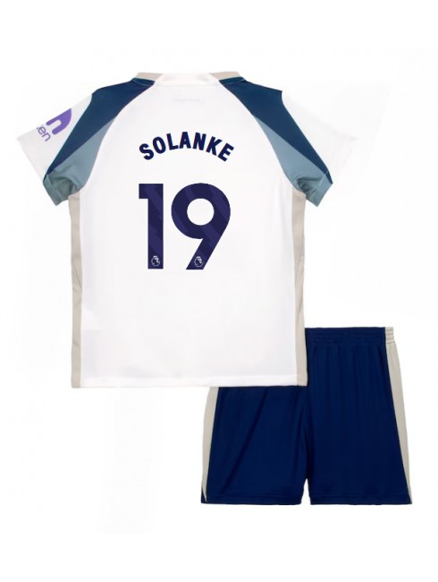Otroški Nogometna dresi kompleti poceni Tottenham Hotspur Dominic Solanke #19 Domači 2025-26