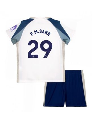 Otroški Nogometna dresi kompleti poceni Tottenham Hotspur Pape Matar Sarr #29 Domači 2025-26