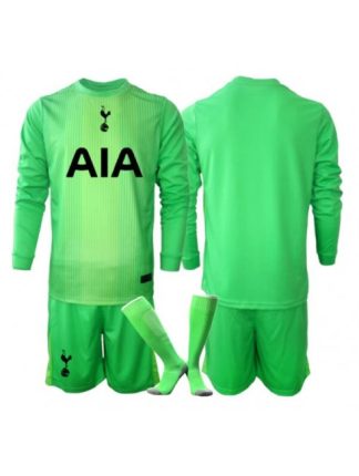 Otroški Nogometna dresi kompleti poceni Tottenham Hotspur Vratar Domači 2025-26 Dolgi rokav (+ hlače)