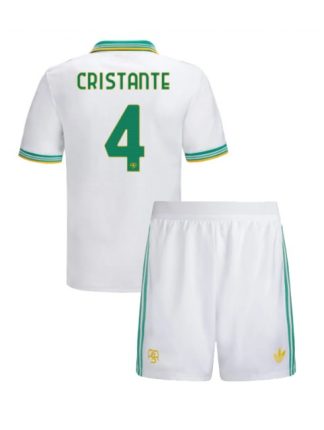 Otroški Nogometna dresi kompleti poceni AS Roma Bryan Cristante #4 Tretji 2025-26