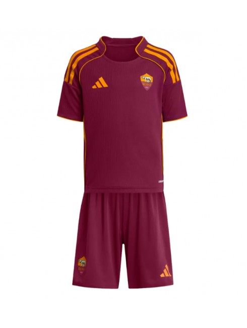 Otroški Nogometna dresi kompleti poceni AS Roma Domači 2025-26