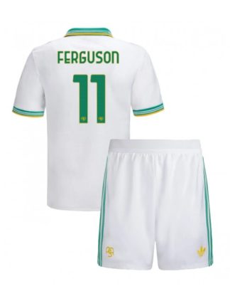 Otroški Nogometna dresi kompleti poceni AS Roma Evan Ferguson #11 Tretji 2025-26