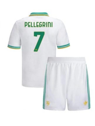 Otroški Nogometna dresi kompleti poceni AS Roma Lorenzo Pellegrini #7 Tretji 2025-26